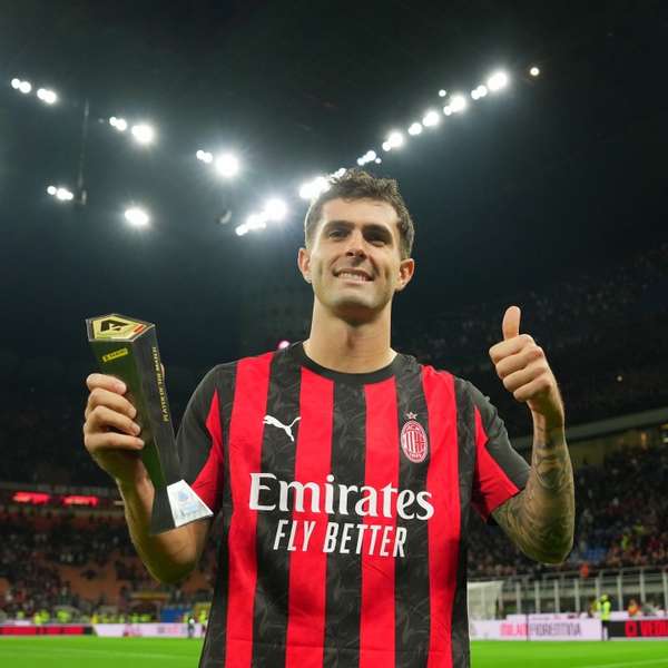 普利西奇传射建功助米兰登顶 加盟一年身价翻倍